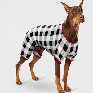 🐾 2XL Buffalo Check Dog Pajamas – Family Jammies – Fits XL Breeds – HTF!